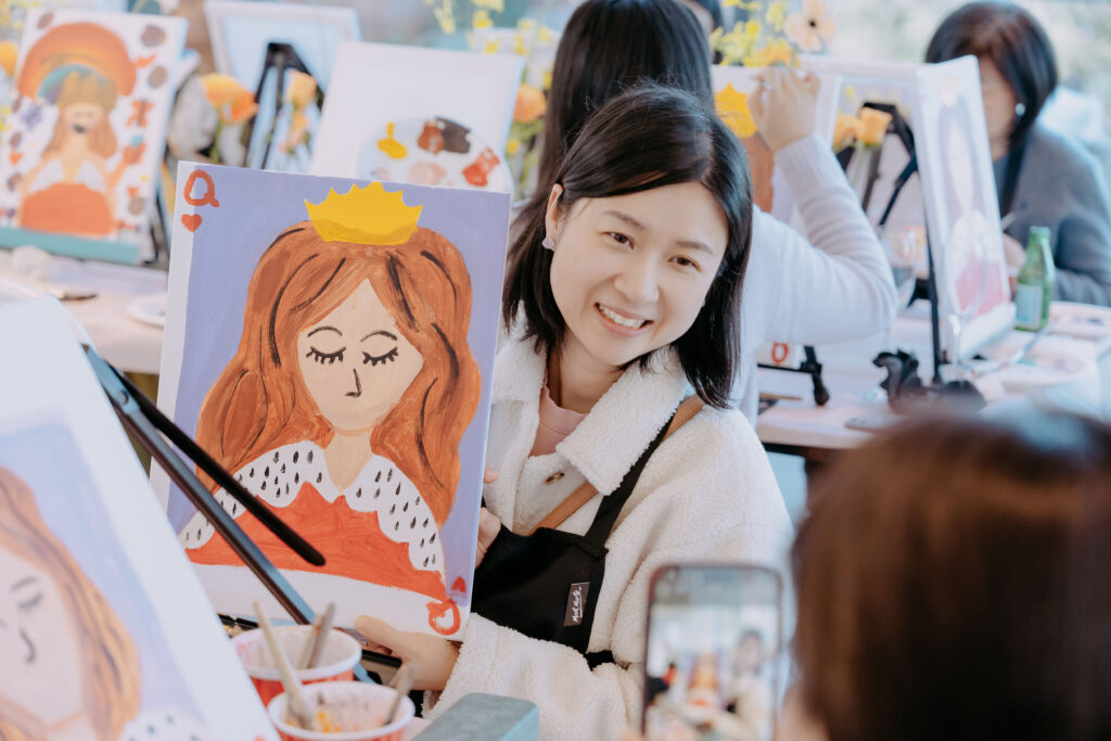 mothers day sip n paint